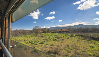 From Rome to the Alcantara Valley by train